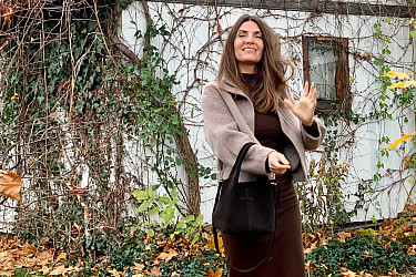 Dámská kabelka CHLOE dark - VELUR