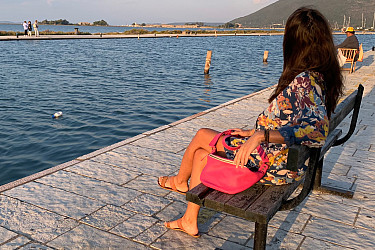 Kožená ledvinka EMILY pink;