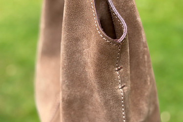 Dámská kabelka CHLOE - VELUR taupe